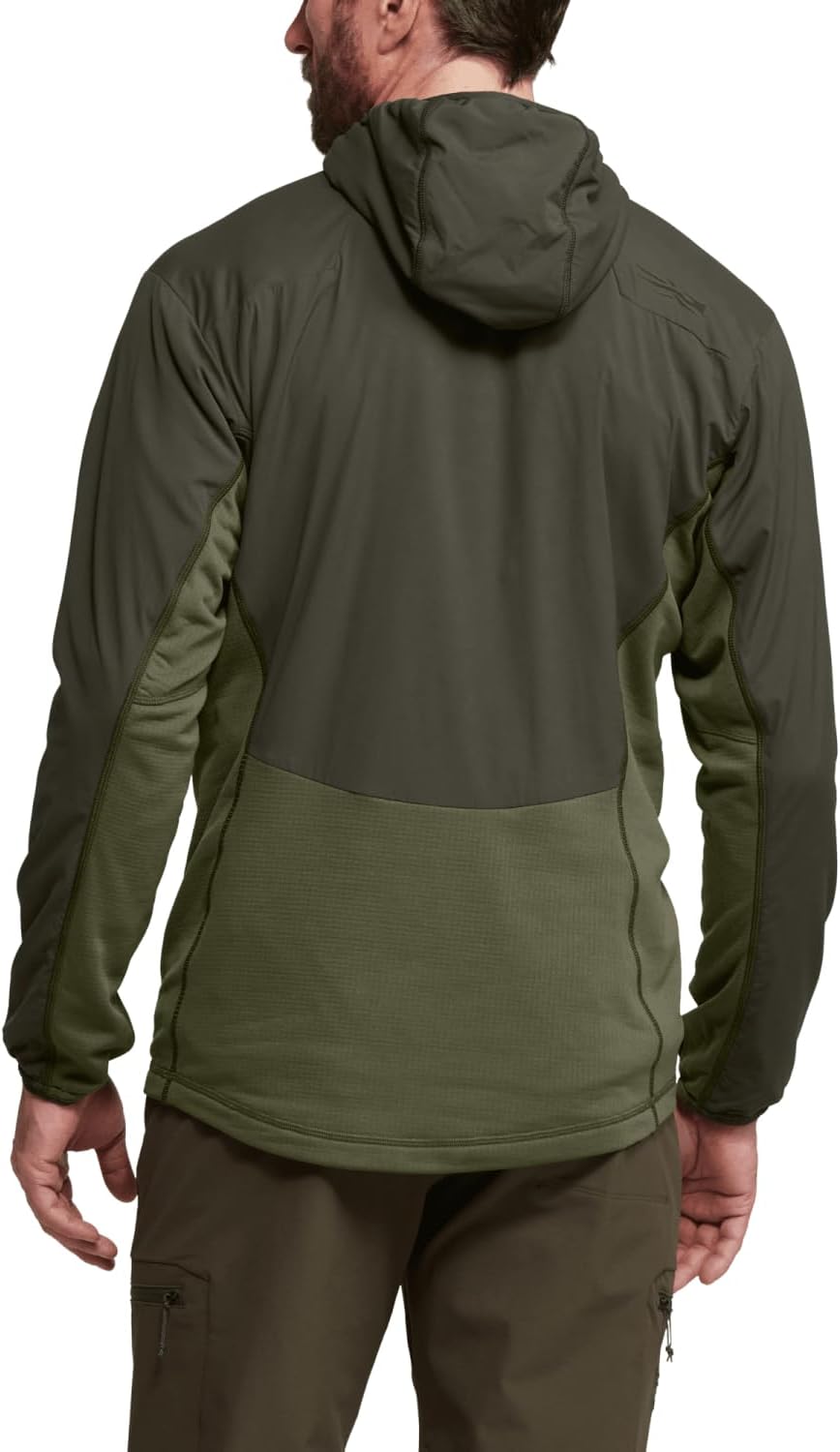 SITKA Ambient 75 Hoodie - Insulated Breathable Hunting Mens Sweatshirt, Deep Lichen, Extra Large - Image 7