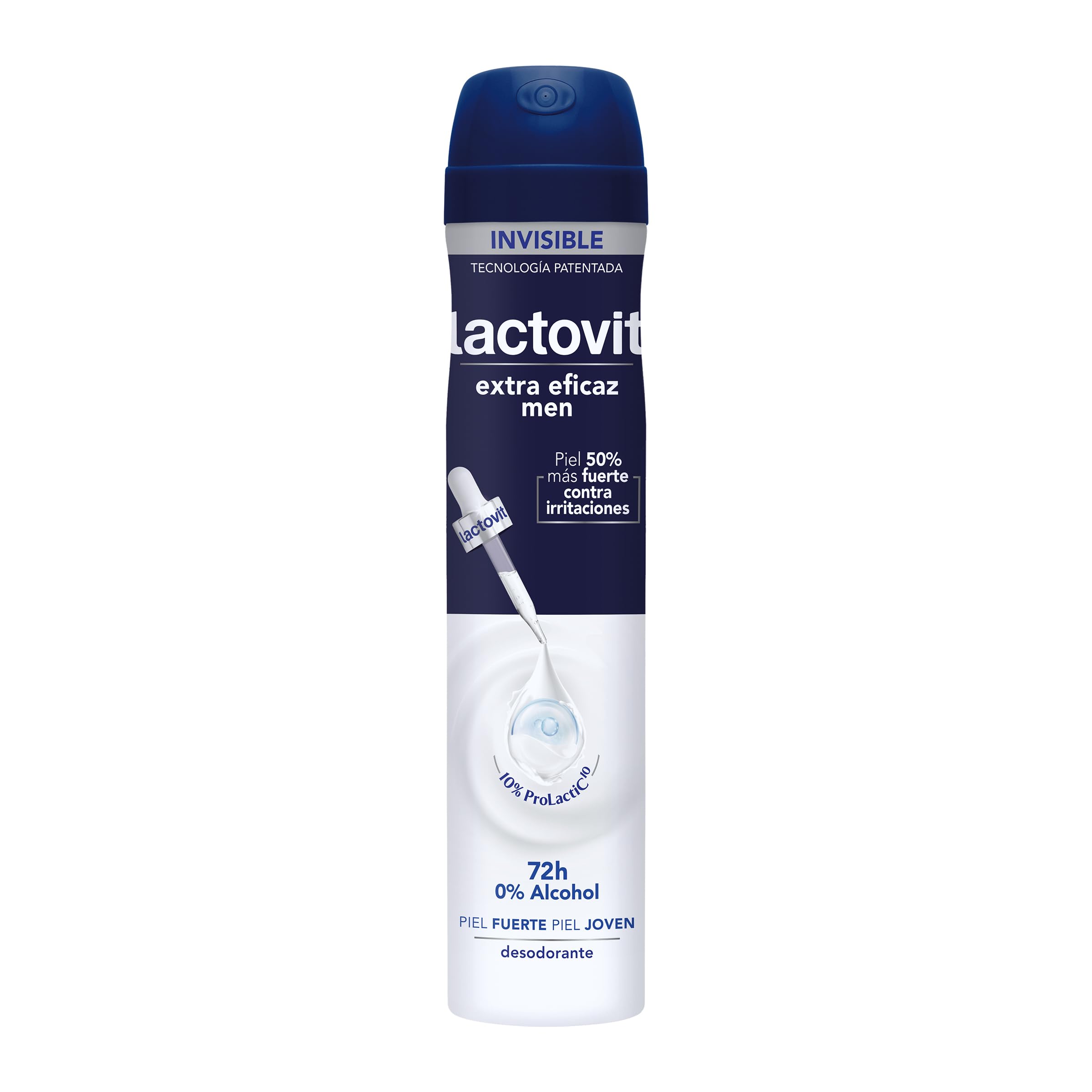 Lactovit - Extra effective deodorant men, 0% alcohol, anti-irritation and 48H effectiveness