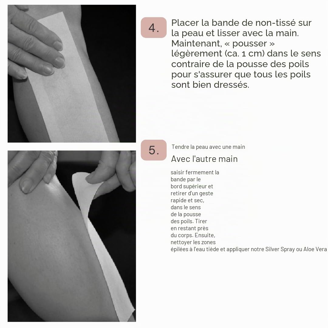 Sugaring Pâte à sucre, 500 g, 100 % végétalien, pour épilation douce et sans douleur, pour une peau lisse et soyeuse jusqu'à 4 semaines, pour hommes et femmes, 500 g Strong)