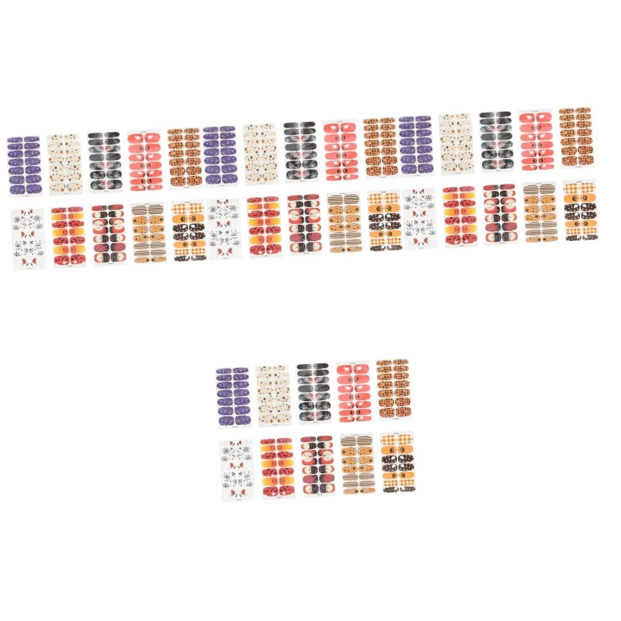 Healvian 40blätter Halloween Nagelaufkleber Selbstklebende Fingernagel Sticker Mit Geistern Und Kürbissen Für Kreative Maniküre Und Halloween-feiern Einfach Anzuwenden Vielseitig