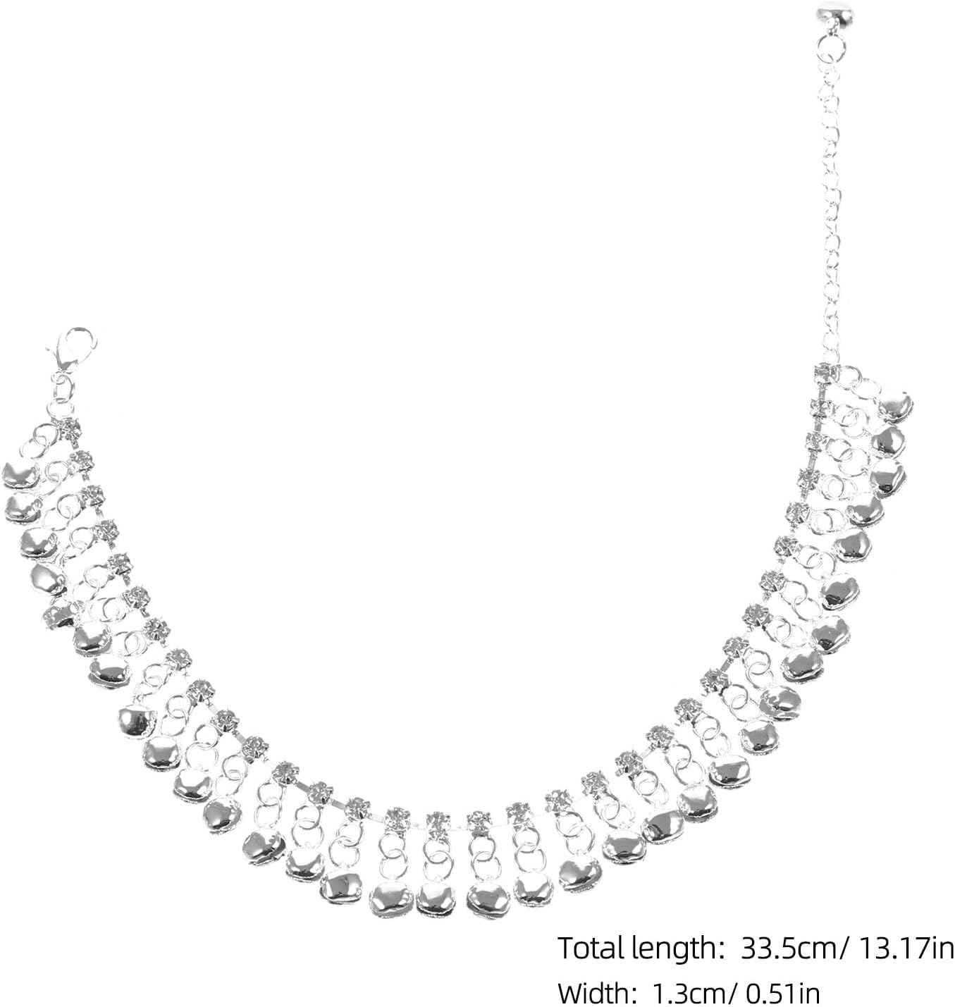 Vintage Bell Tassel Anklet Adjustable Silver Alloy Foot Chain for Women Summer Beach Casual Ethnic Style Jewelry - Image 2