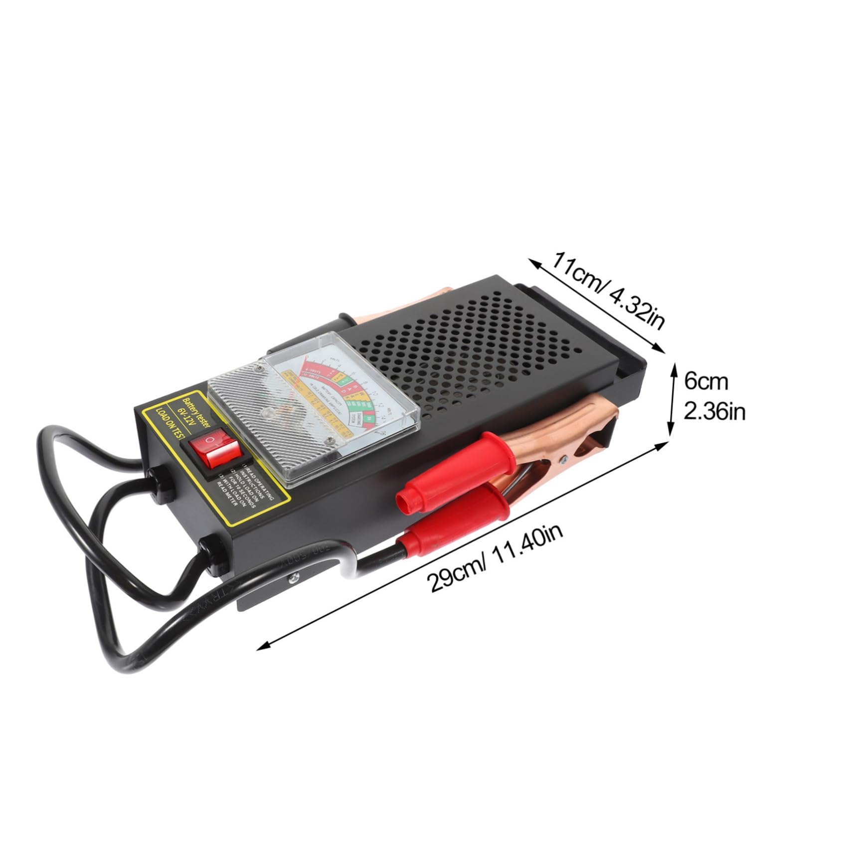 Luxshiny Car Battery Tester Automotive Tool Battery System Analyzer for All Acid Batteries Compact Durable Essential for Garages and Car Users with Printing Function