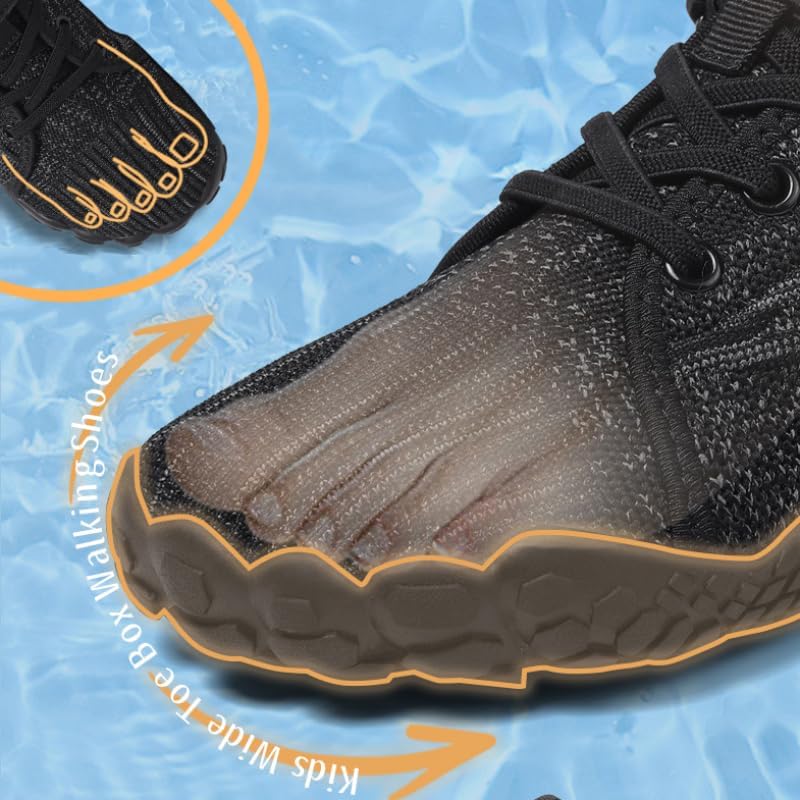 Toddler/Little/Big Kids Barefoot Shoes Boys Girls Minimalist Sneakers Kids Wide Toe Box Walking Shoes - Image 3