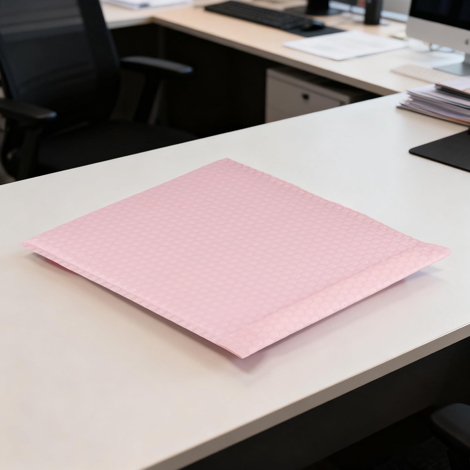 HOZEON Confezione da 50 buste imbottite impermeabili autosigillanti, per libri, vestiti, imballaggi per piccole imprese, 10 x 30,5 cm, colore: rosa chiaro