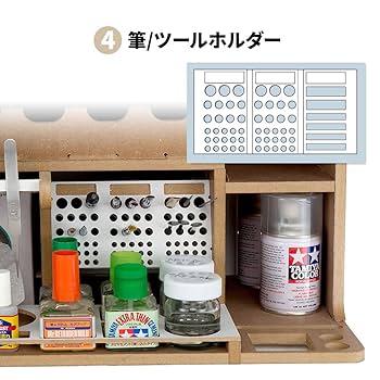 Amazon | 【プラモデル 作業台】 モデラー 作業机 模型工房 収納