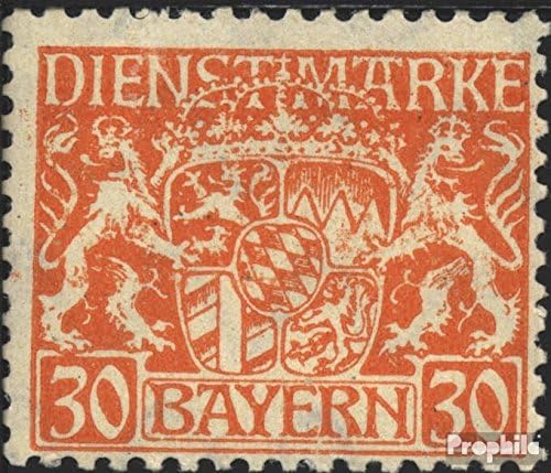Baviera D22 1916 Estado emblema (sellos para coleccionistas)