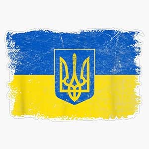 UKRAINIAN FLAG VINYL DECAL STICKER CAR WINDOW GLORY TO UKRAINE - Foto 6