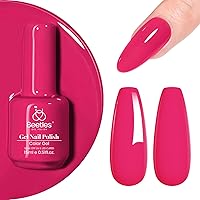 Vista 64 de Beetles Esmalte de uñas en gel, 1 unidad de 15 ml/0.5 oz, color natural, esmalte de uñas en gel neutro, color durazno (Peach), esmalte translúcido