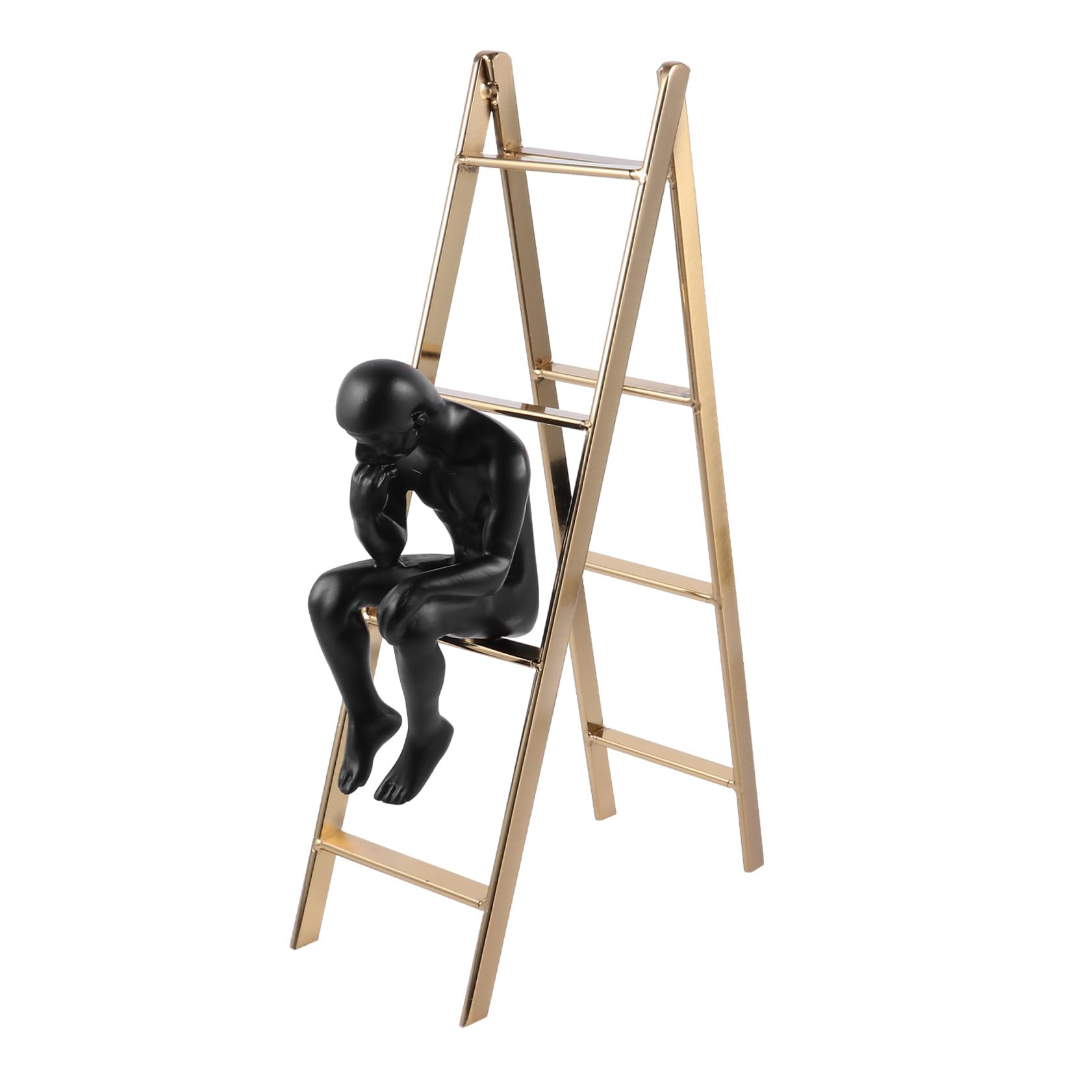 Sculpture en fer moderne sur un bureau pour créer une ambiance studieuse