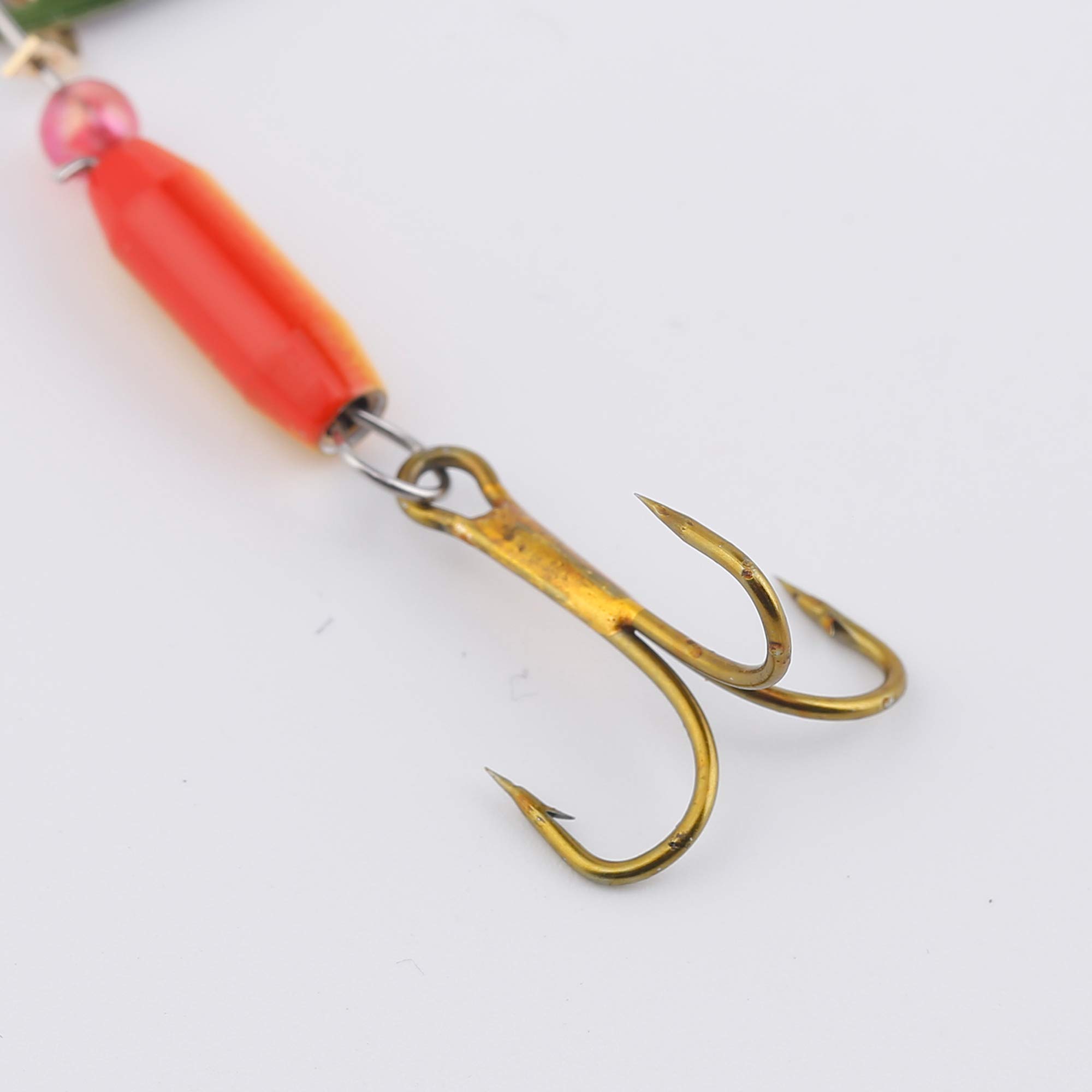 Juego de 24 cucharas de Pesca de Trucha, Percha para señuelos de Pesca de Metal, Cuchara giratoria metálica de Trucha, pincho de Pesca, carnívico