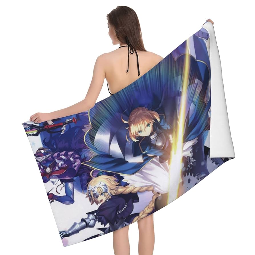 Fate/EXTELLA　セイバー　等身大バスタオル Amazon｜Fate フェイト セイバー おしゃれ 肌触り良い 大判 バス
