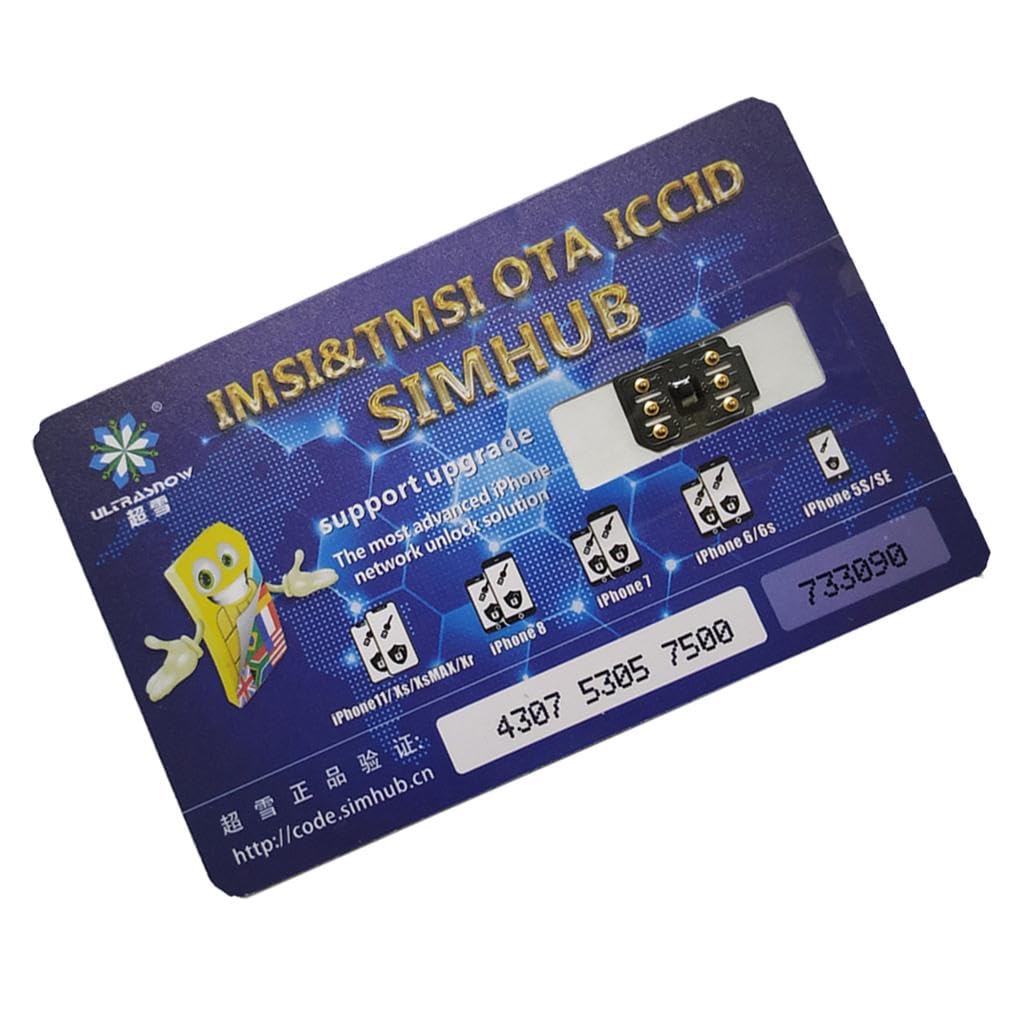 MERISHOPP Perfect Unlock Turbo Sim Card for Compatible with iPhone X 8 7 6S 6 Plus + 5S iOS 11.2 Gpp|Cell Phones & Accessories | Phone Cards & Sim Cards | Sim Cards-picture-31