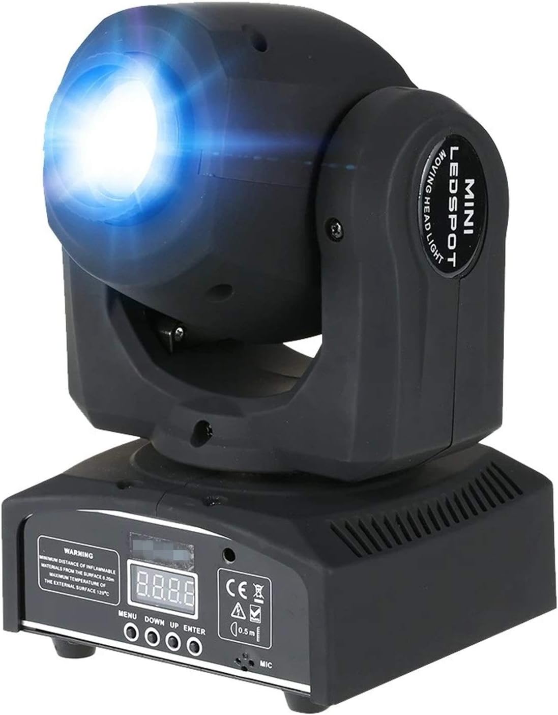 舞台照明 50W LED移動ヘッドステージ効果ライト9/11チャンネル/ DMX-512サウンドアクティベーション自動実行 ディスコ