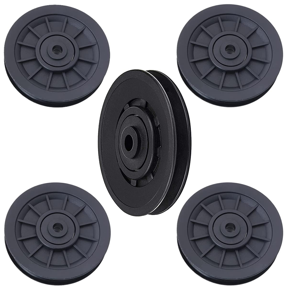 Amazon.co.jp: ジム機器用プーリーホイール 90mm/3.5インチ ナイロン