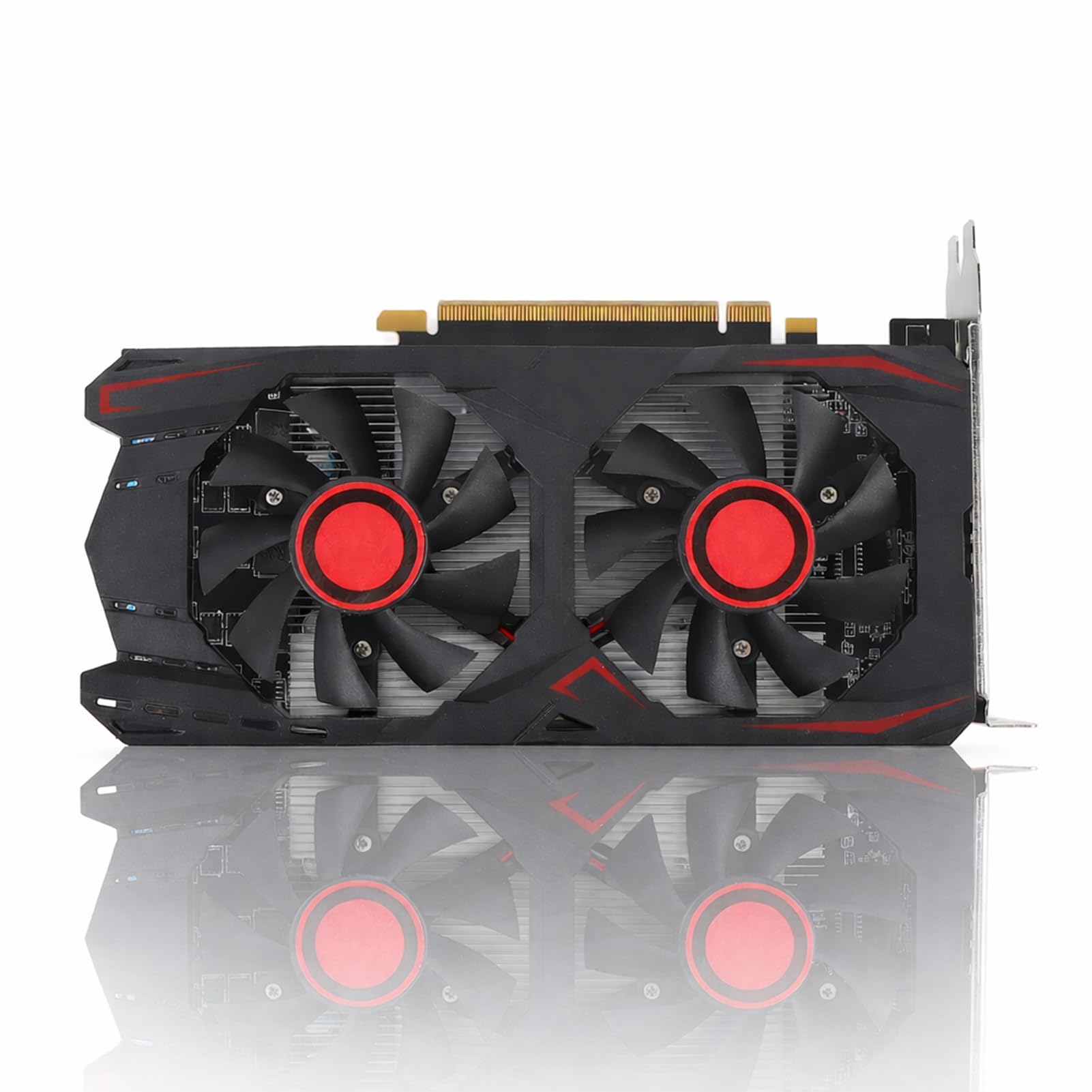 denash 6gb gddr5 graphics card, video card gpu for gaming 192bit core width 783mhz core frequency with hd multimedia interface, dvi, vga for pc computer work