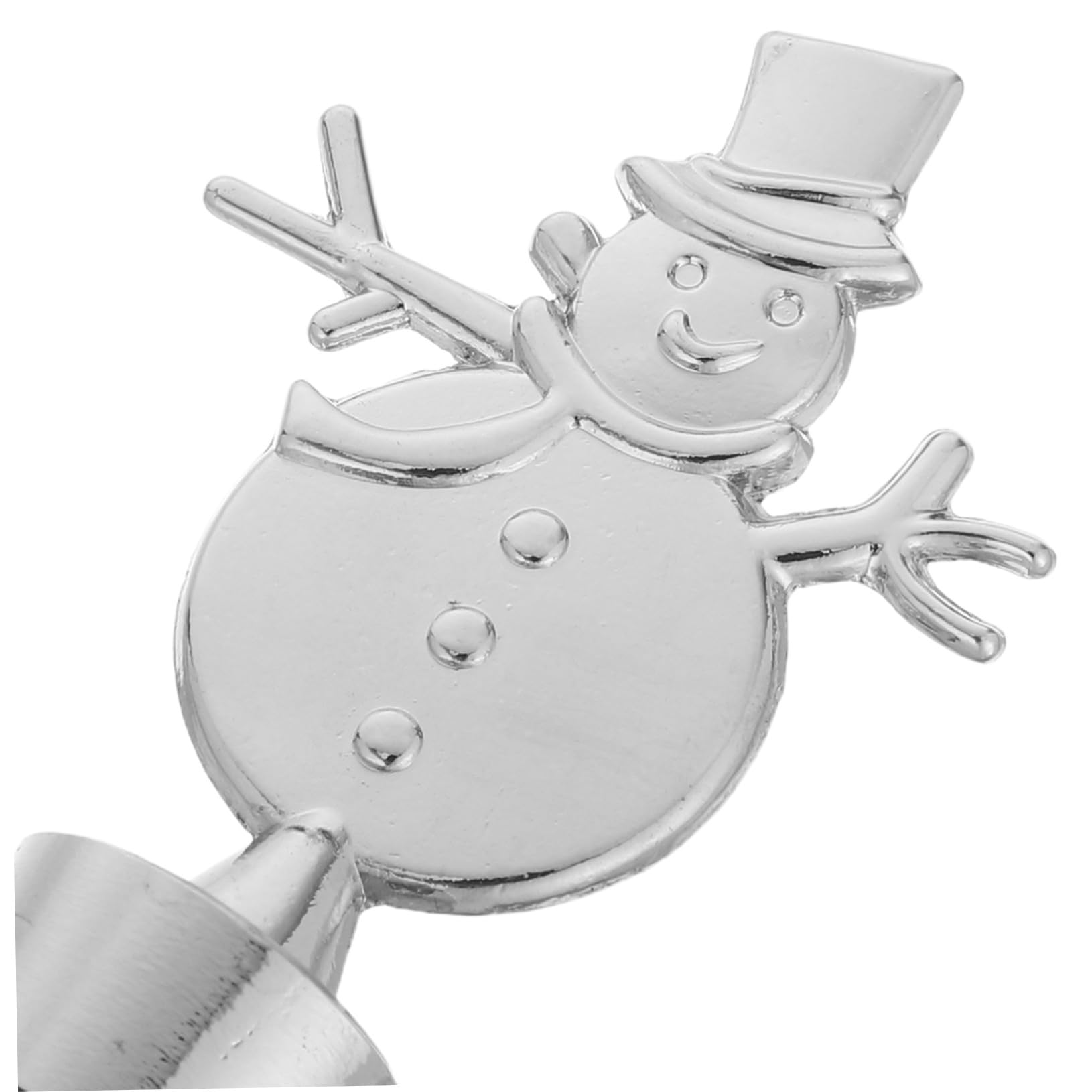 ABOOFAN 12 Piezas corchos de Vino de Navidad tapón de Vino de Navidad Tapa de Botella de Metal de Vacaciones tapón para conservas Aleación de Zinc Plata