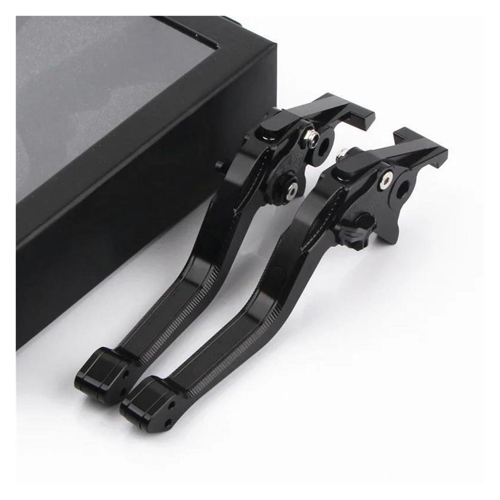 XNZQQAGRZ for CB400 SF CB400SF VTEC 1992-1998 Motorcycle 3D Brake Clutch Lever Aluminum CNC Adjustable Motorbike(Black)