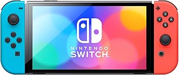 Amazon.com: Nintendo Switch OLED Model (Neon Red/Blue) Mario Kart