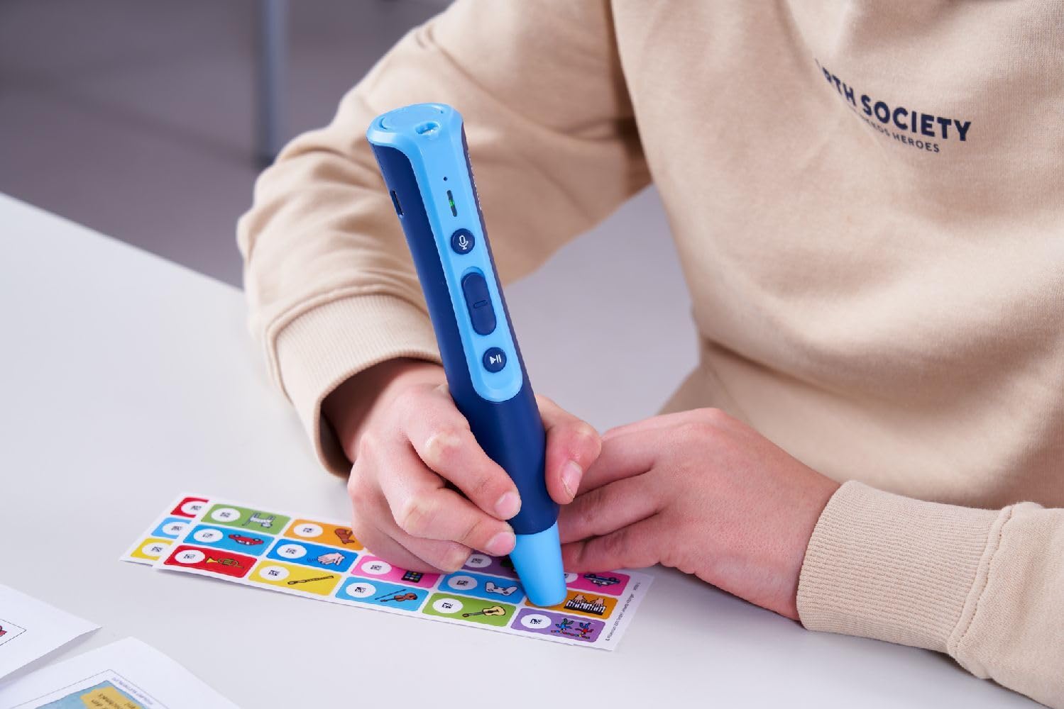 Pro Audiostift inkl. Jahreslizenz für Codes zum Drucken & Kopieren: Incl. Voucher für Jahreslizenz für Codes zum Ausdrucken.