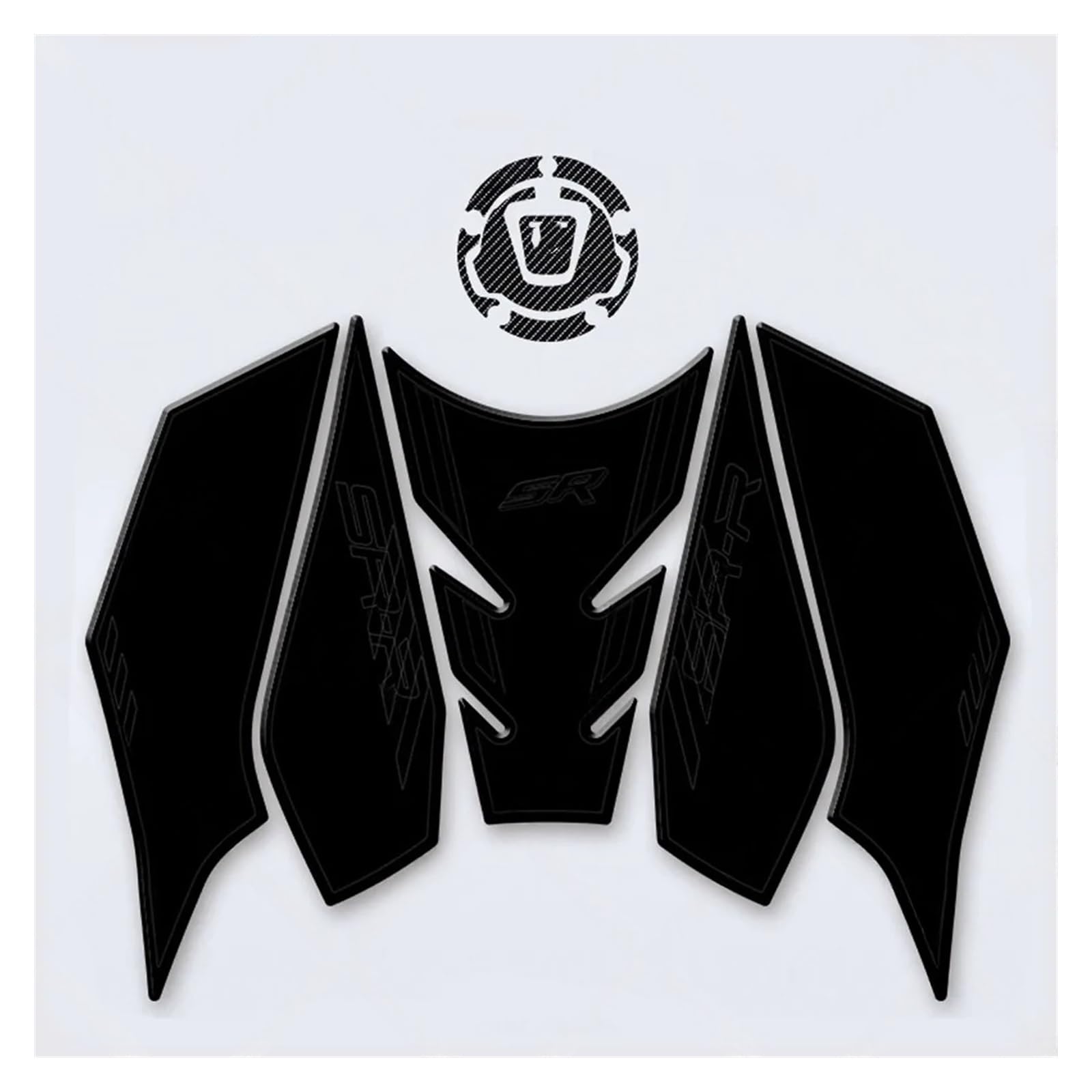Motorcycle Gas Tank Sticker for 675SR-R 675sr-r Motorcycle Accessories Fuel Tank Stickers Kits Protection Generic Universal General Purpose Replacement Kit