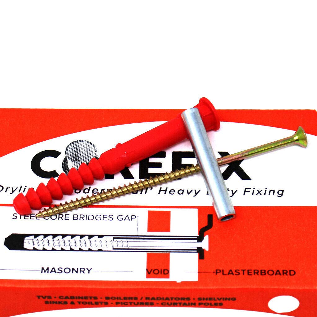 8, Gripit® Corefix Plus 30 Dot & Dab Heavy Duty Wall Fixings