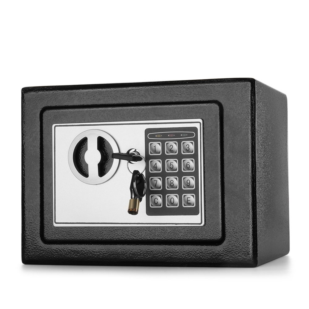Buy Flexzion Digital Safe Box 9" Electronic Keypad Lock Security Cash