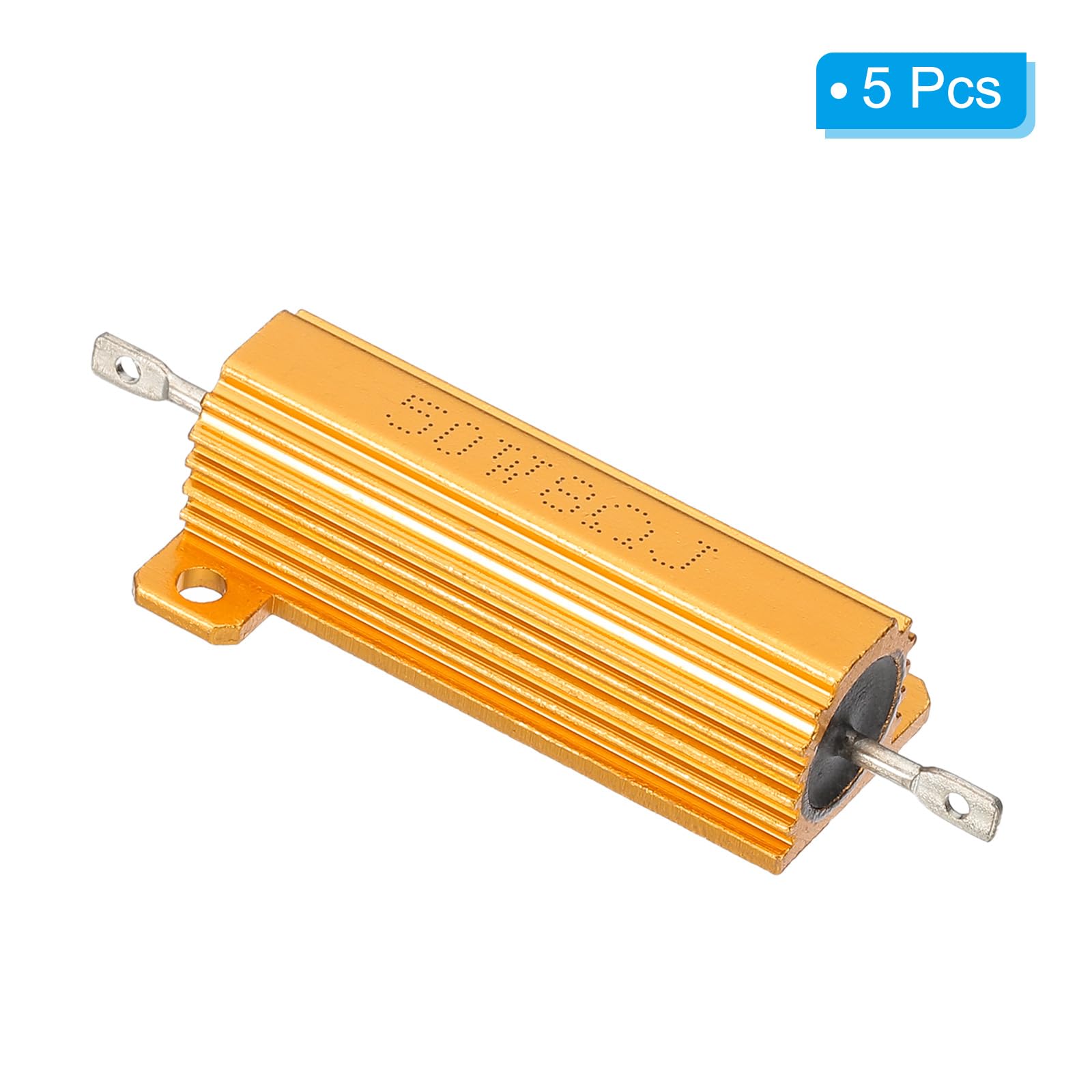 Resistenze Sigaretta Elettronica Metal Shock PATIKIL 100W 0.1 Ohm Resistore  In Alluminio Involucro Resistenza Doric 60