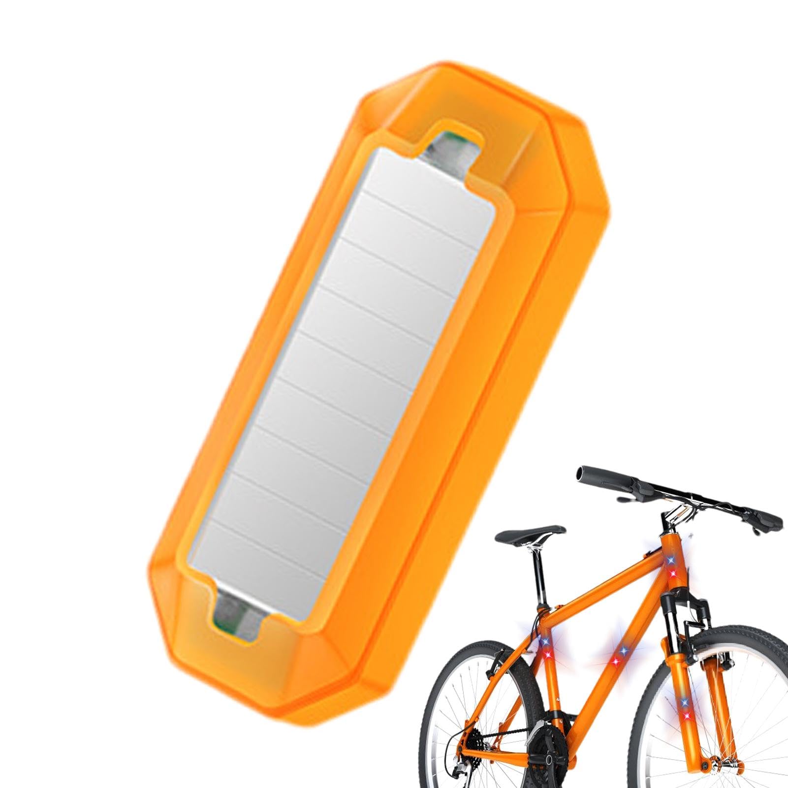 Acheter Mini LED à énergie Solaire, Voyant D'avertissement De Voiture, Sécurité Nocturne, Lampe D'alarme Simulée, Lampe D'avertissement Antivol Sans Fil, Lampe D'avertissement Factice Clignotante