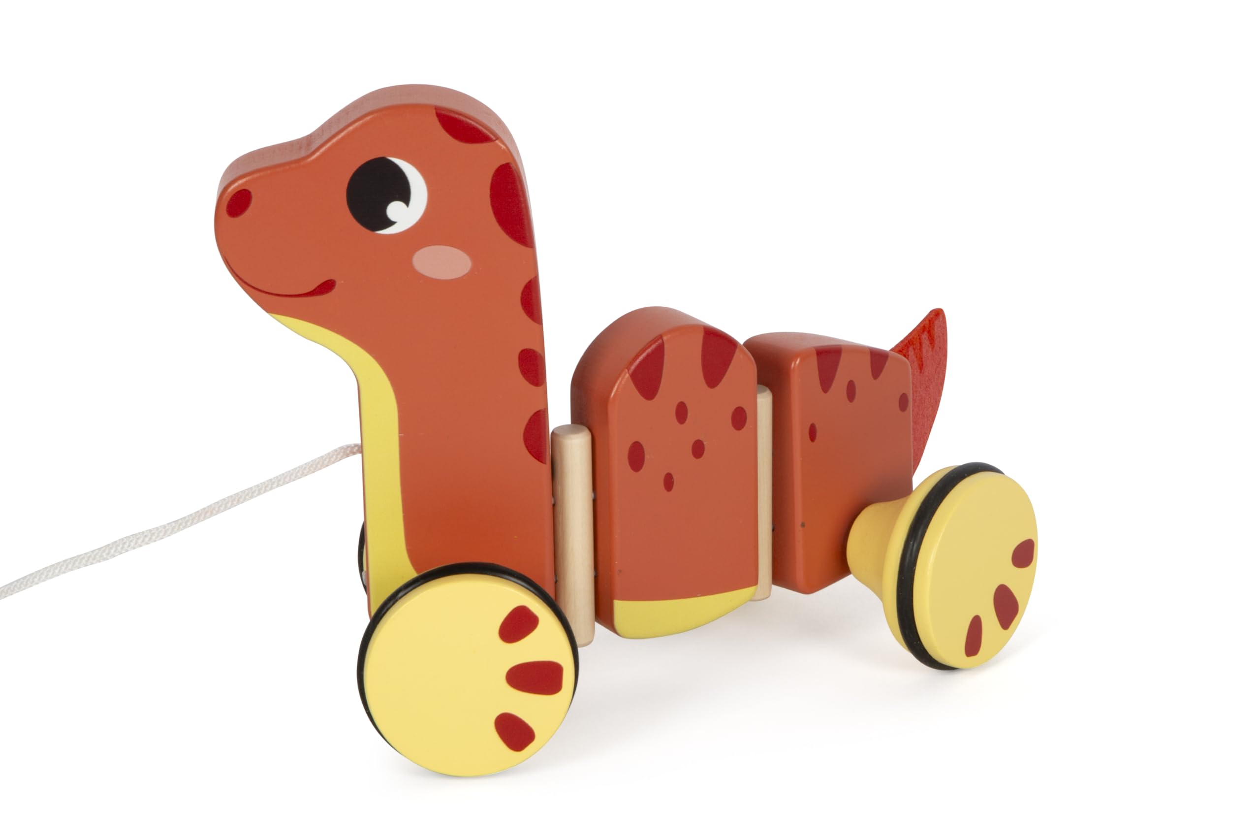 small foot Zwierzę Dino, 100% certyfikowana drewniana zabawka z certyfikatem FSC, dla dzieci od 12 miesięcy, 12613, kolorowy kolor