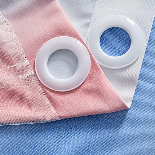 Image of XiDi Curtains for Bedroom Decor, Rainbow PinkGreyBlue-34-45