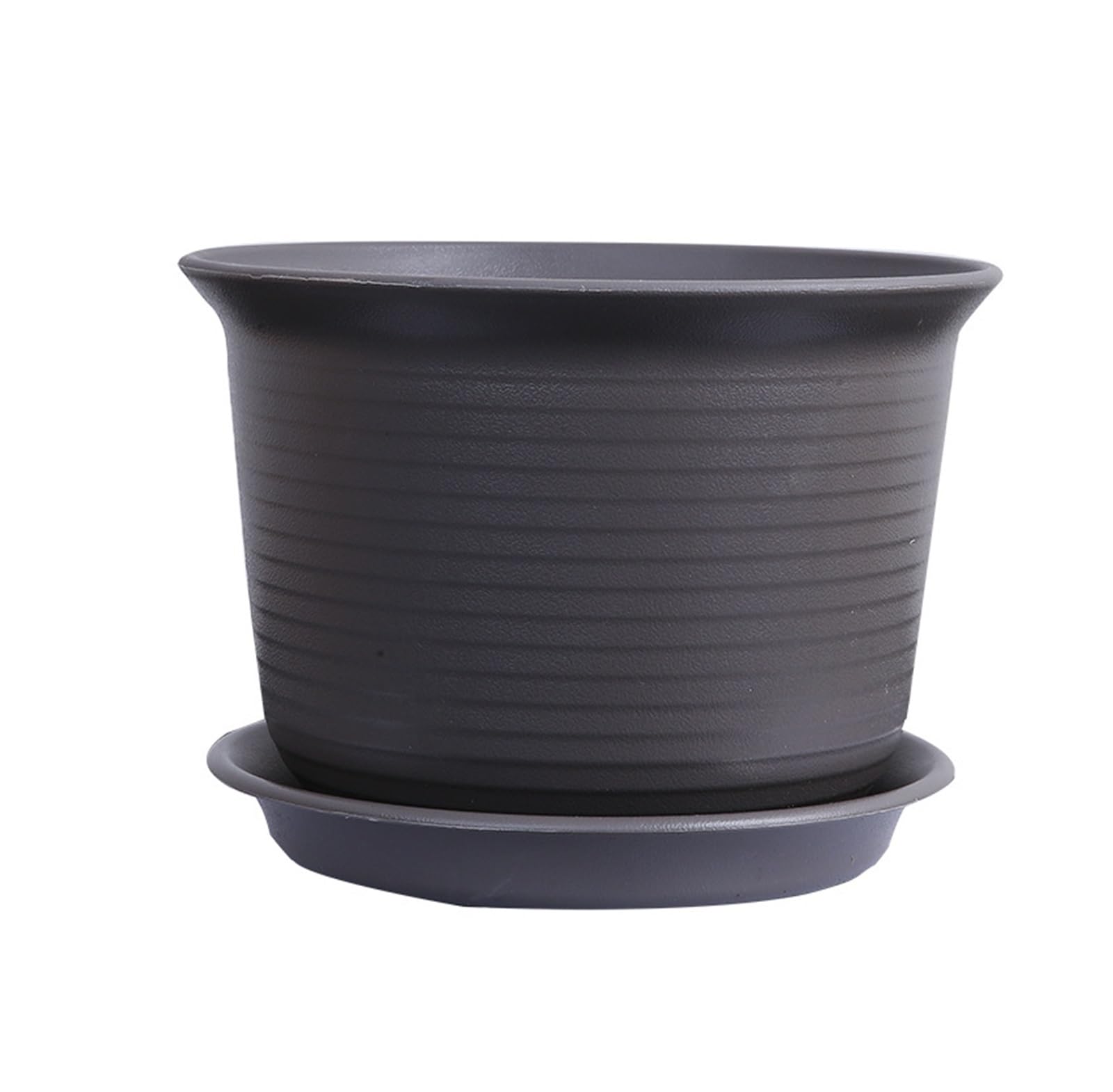 Lkvent Plant Pots with Drainage and Trays Modern Decoration plant pots