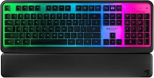 Roccat Magma - USB-A Clavier de jeu à membrane RGB