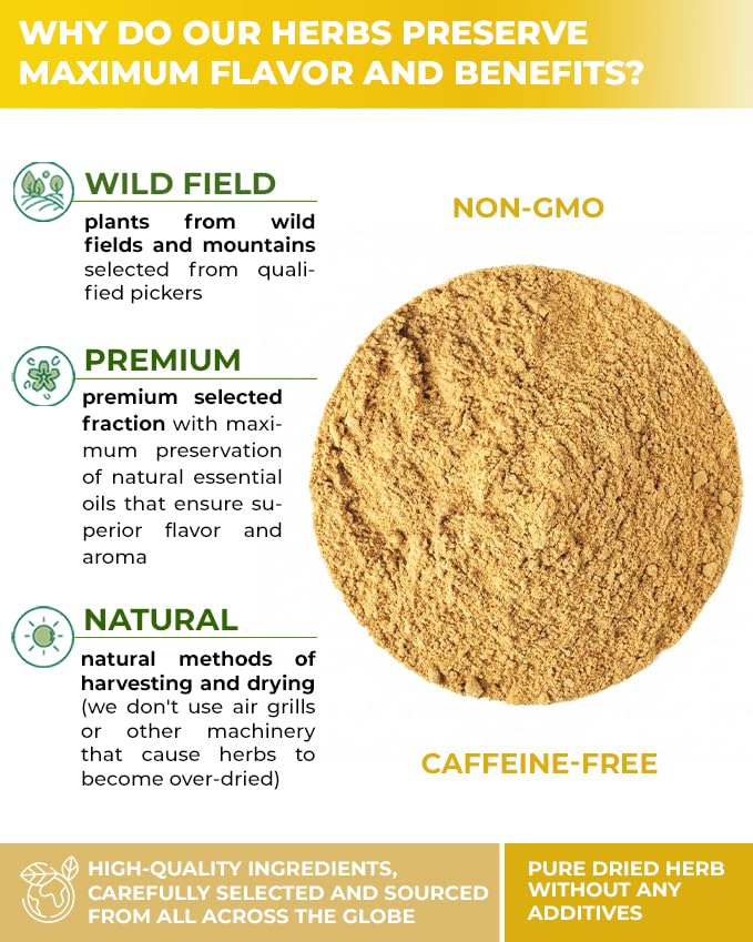 Image of 100 Bags Ginger Tea Ginger Root Tea Dry Dried Herb (Zingiber Officinale) - 100 Count 1.5g Bags Raiz De Jengibre