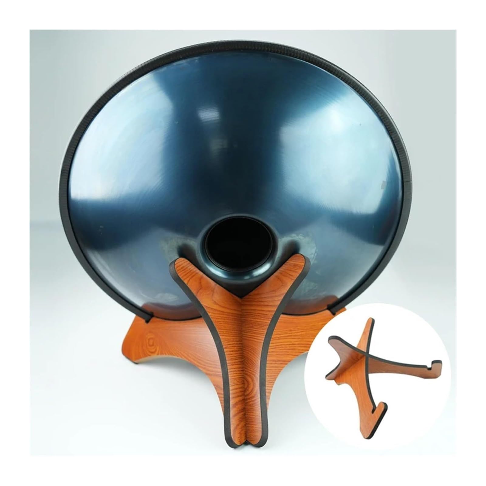 Halterung Handpan Trommel Massivholz Ständer Tragbares Aufbewahrungsregal | Aufbewahrungsregal stabil Display Halter Organizer für Zungentrommel Tamburin