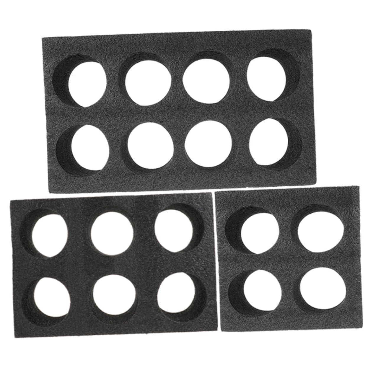 STOBAZA 3Pcs Cold Drinks Holder Trays Portable Beverage Packing Racks for Milk Tea Coffee Ice Premium Pearl Material for Stable Placement for Outdoor Use