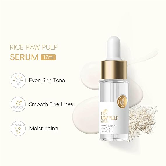 Skin Care Set - Rice Face Moisturizer Cream & Rice Serum (2 Products) Moisturizer for Face,Hydrating Targets Dryness,Pore Minimizing,Deep Nourishment,Strengthens Skin Barrier,All Skin Types,1.66 oz