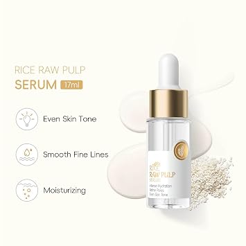 Skin Care Set - Rice Face Moisturizer Cream & Rice Serum (2 Products) Moisturizer for Face,Hydrating Targets Dryness,Pore Minimizing,Deep Nourishment,Strengthens Skin Barrier,All Skin Types,1.66 oz