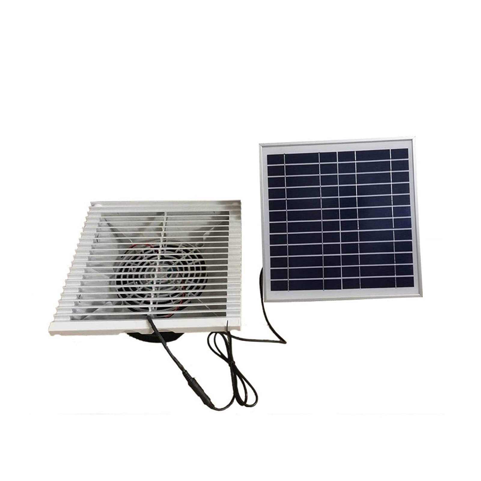 Ventilateur d'extraction de ventilation contre l'humidité mur plastique solaire