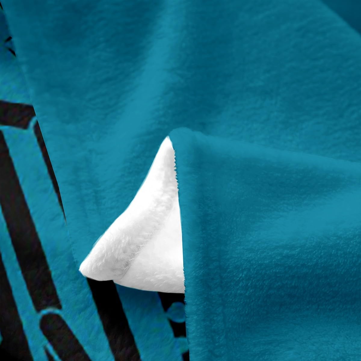 Erosebridal Queen 90x90 inch Ice Hockey Throw Blanket for Men,Eat Sleep Hockey Fleece Blanket,Blue Hockey Flannel Blanket,Grunge Winter Sports Game Bed Blanket for Bedroom