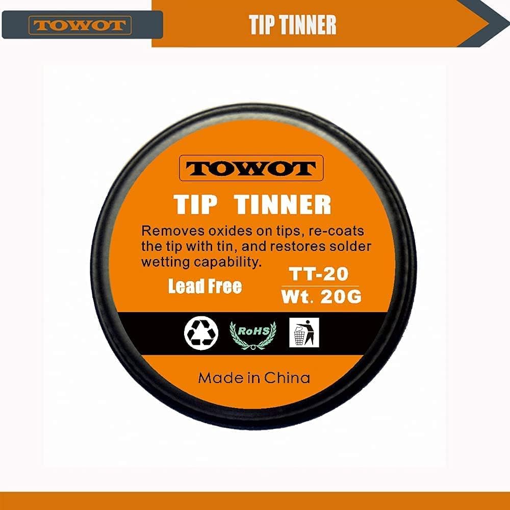 Buy TOWOT Lead Free Tip Tinner & Desoldering Wick Online at Lowest