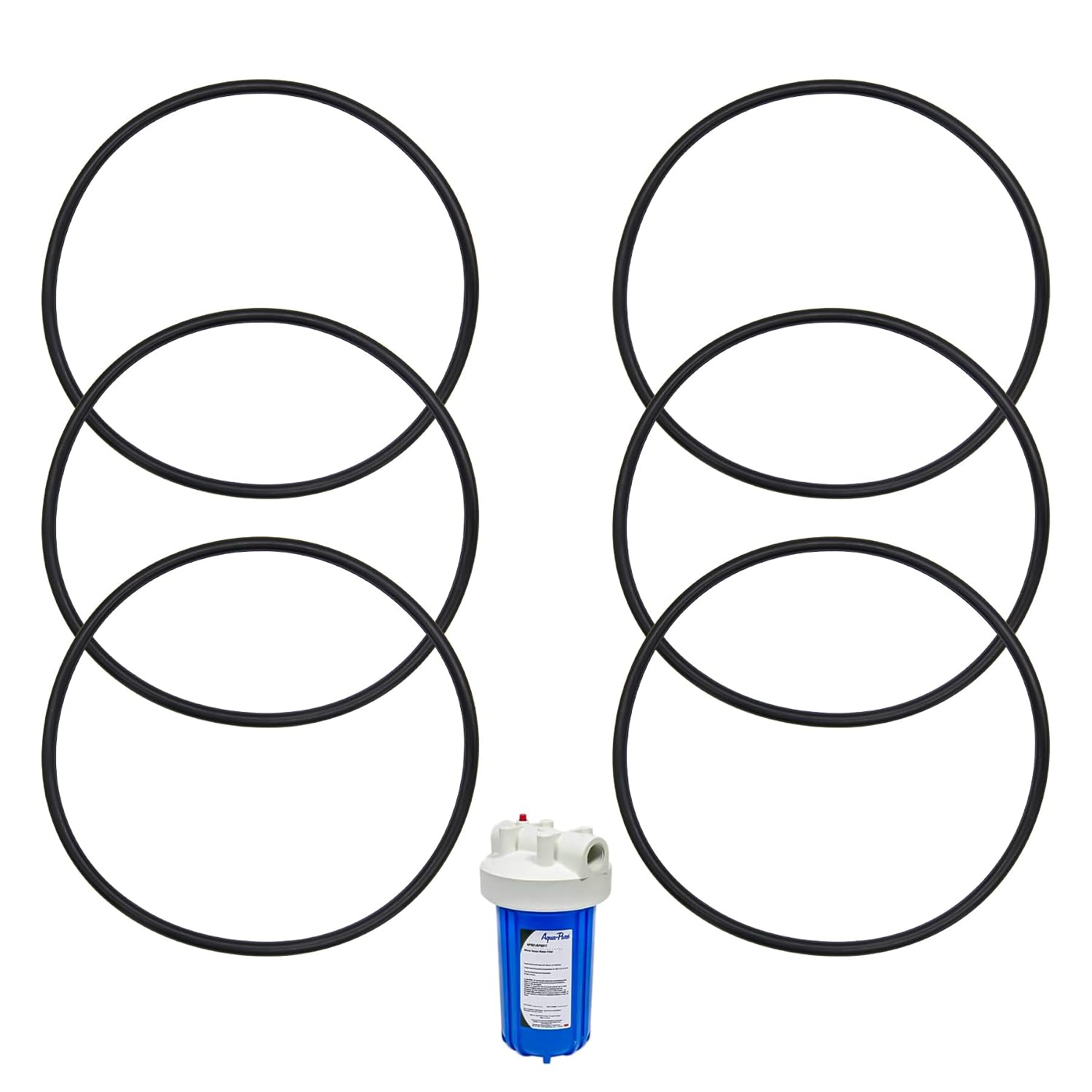 68898-32 Seal O-Rings, Replacement for 3M AP801, AP801-C, AP802 Series Water Filter Housings & KemFlo 5000, 10,000 Series, Keystone CG10 Filters - 6 Pack