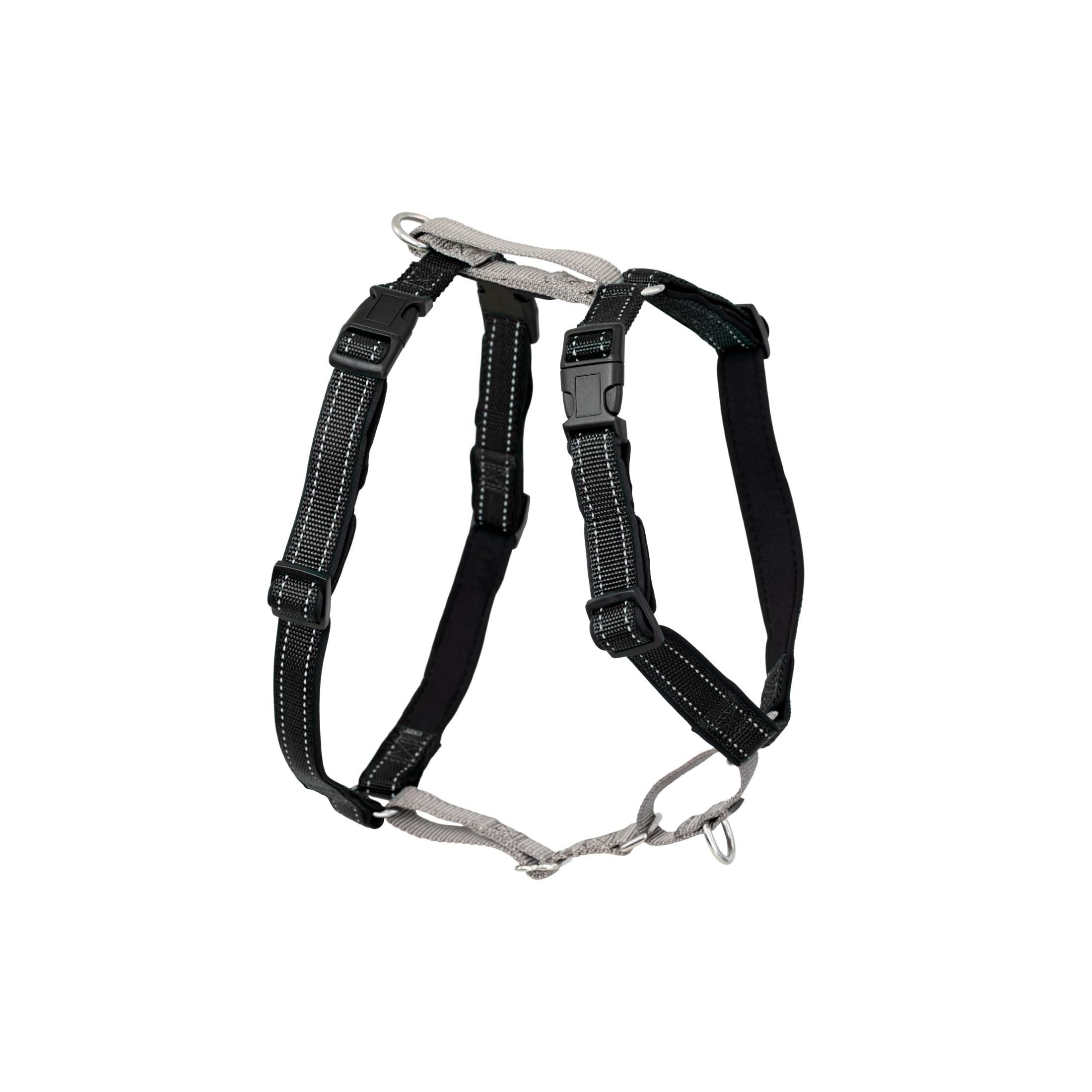 PetSafe 3-​in-​1 - Arnés Pectoral para Perros con Enganche Frontal - para Paseos Controlados - Negro - XS