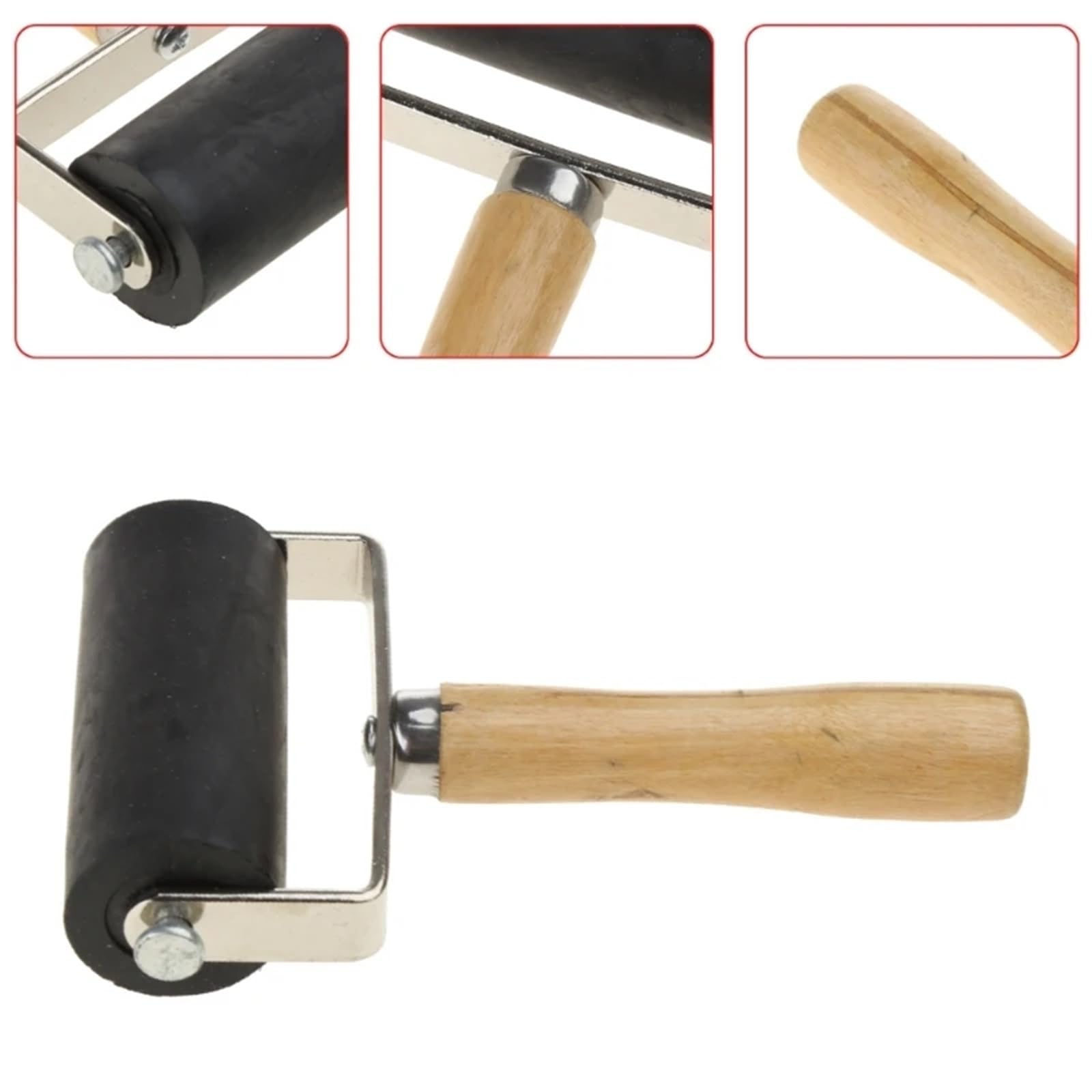 Rodillo De Goma Herramienta práctica profesional for estampar y pintar con rodillo Brayer
