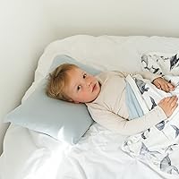 Vista 5 de Pobibaby - Paquete de 2 fundas de almohada de alta calidad para niños pequeños de 13 x 18 pulgadas - Tejido de jersey ultrasuave - Almohada