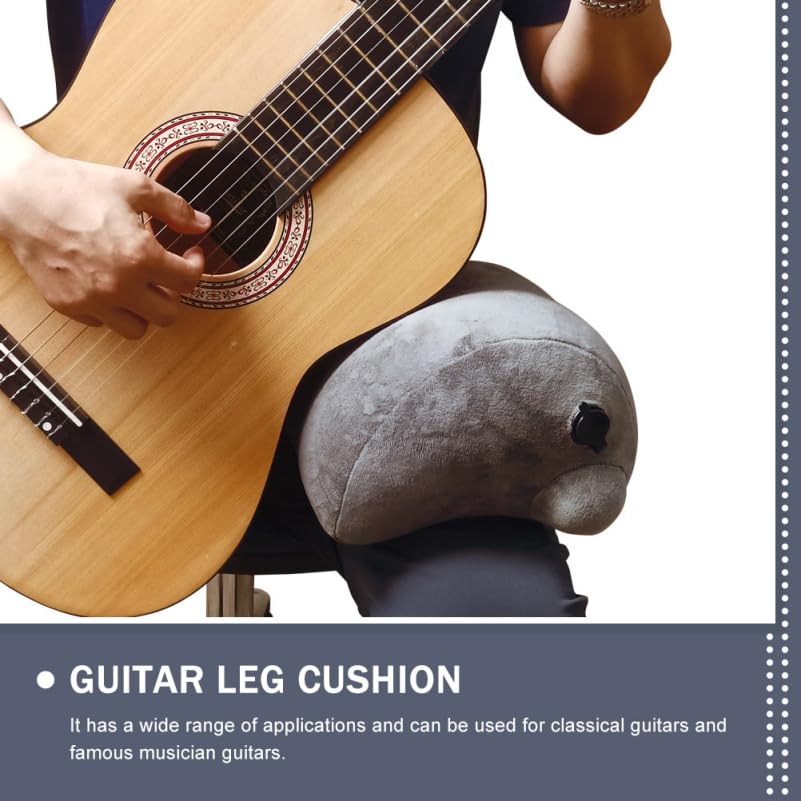 ibasenice Aufblasbares Gitarrenunterstützungskissen Tragbares Gitarrenkissen Für Klassische Gitarren Und Bässe Ergonomisches Gitarrenbeinkissen Für Optimale Haltung Und Stabilität Beim Spielen