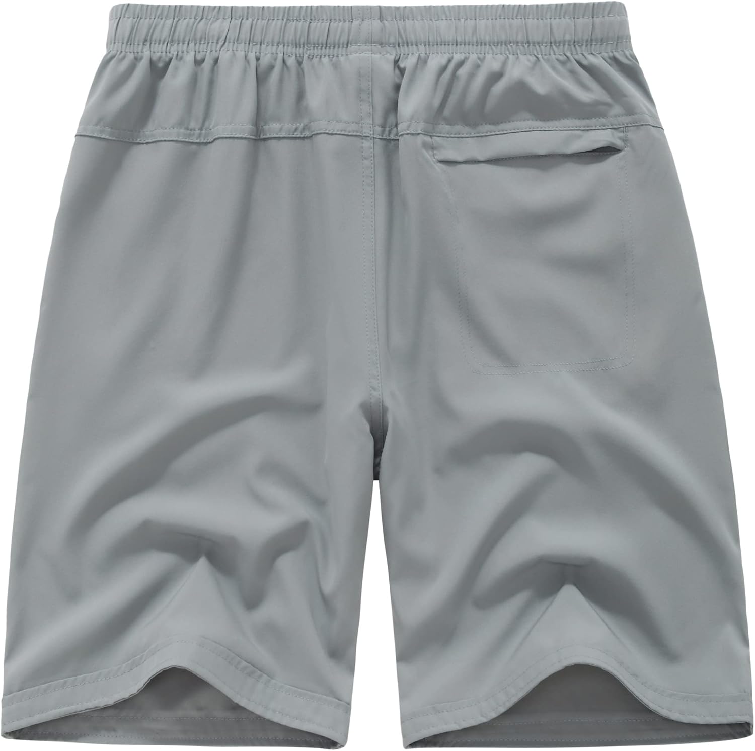 Vcansion Women's Hiking Cargo Shorts Quick Dry Lightweight Grey Mid Rise Solid Pattern with 3 Pockets
