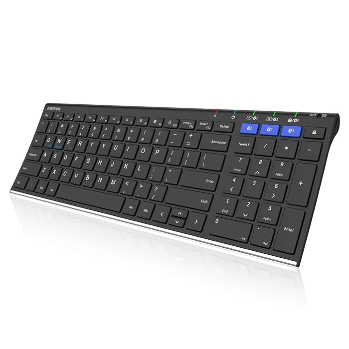 Buy Arteck Universal Bluetooth Keyboard Stainless Steel Ultra Slim Full