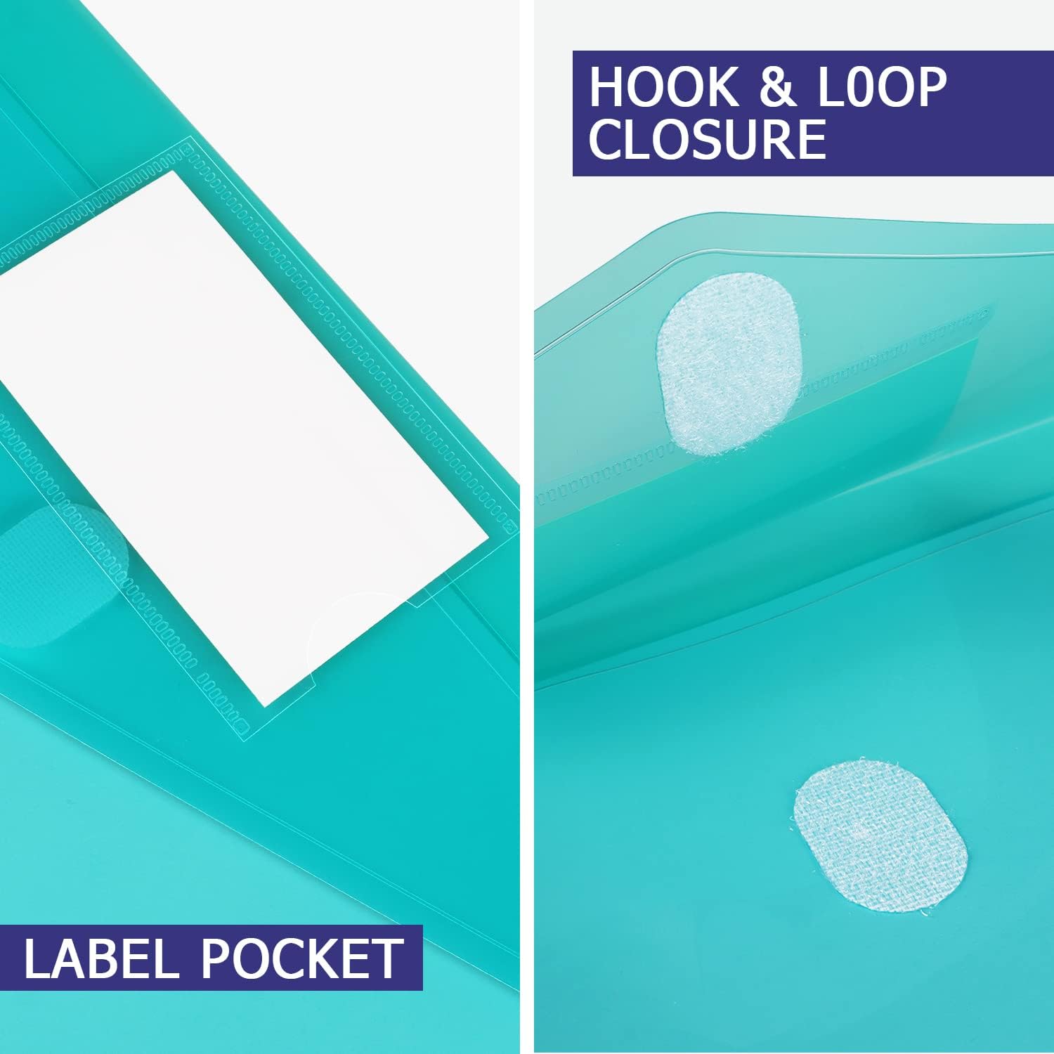 Buy 8 Pack Plastic Envelopes Poly Envelope Folder Clear Plastic ...
