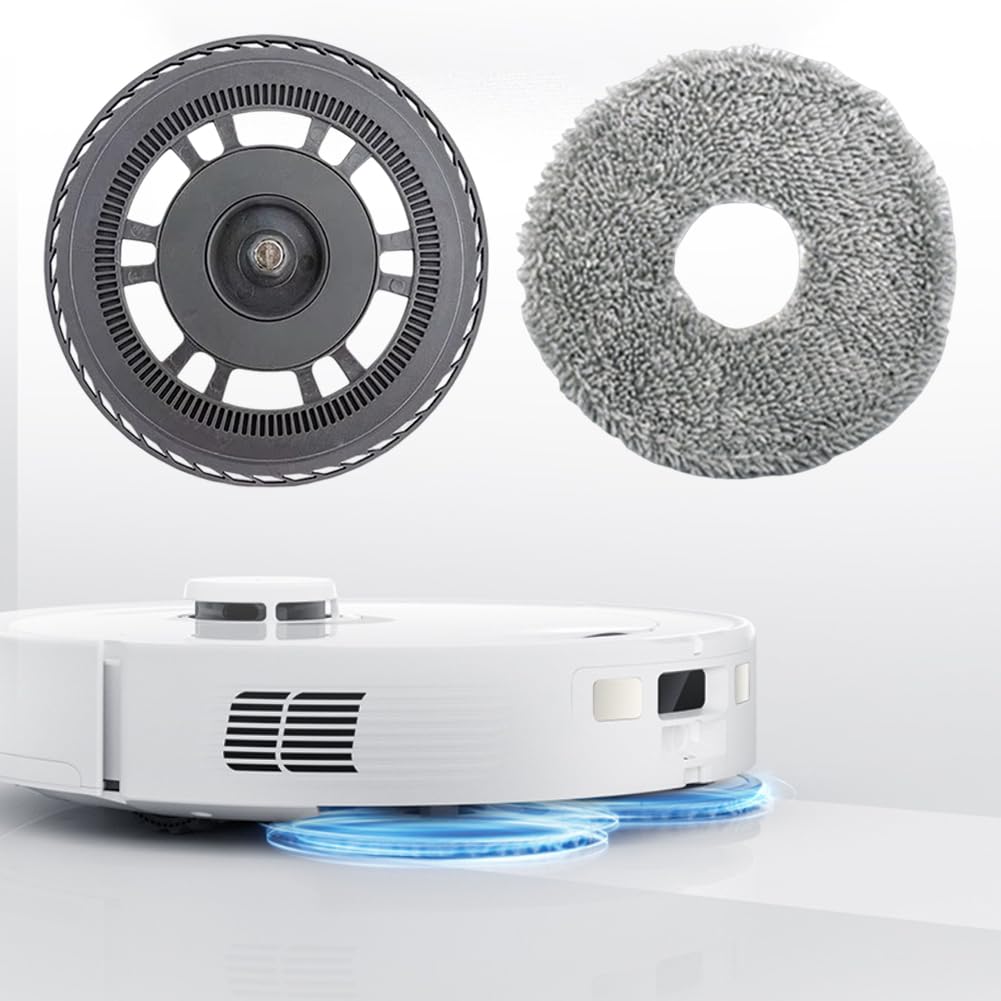 Lingettes Avec Support Pour Robot Aspirateur Dreame - Microfibre Lavable, Compatible L10s Pro, X40, L20 Ultra Dreame Serpillere