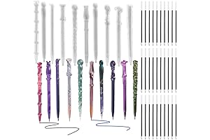 10 Pcs Pen Silicone Mold + 30 Pcs Ink Pen Refills for...